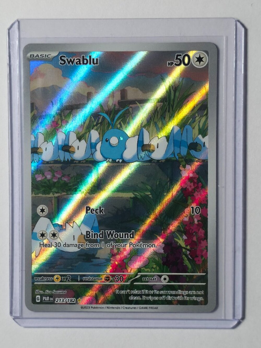 Pokémon TCG - Swablu - Paradox Rift - Illustration Rare - 213/182